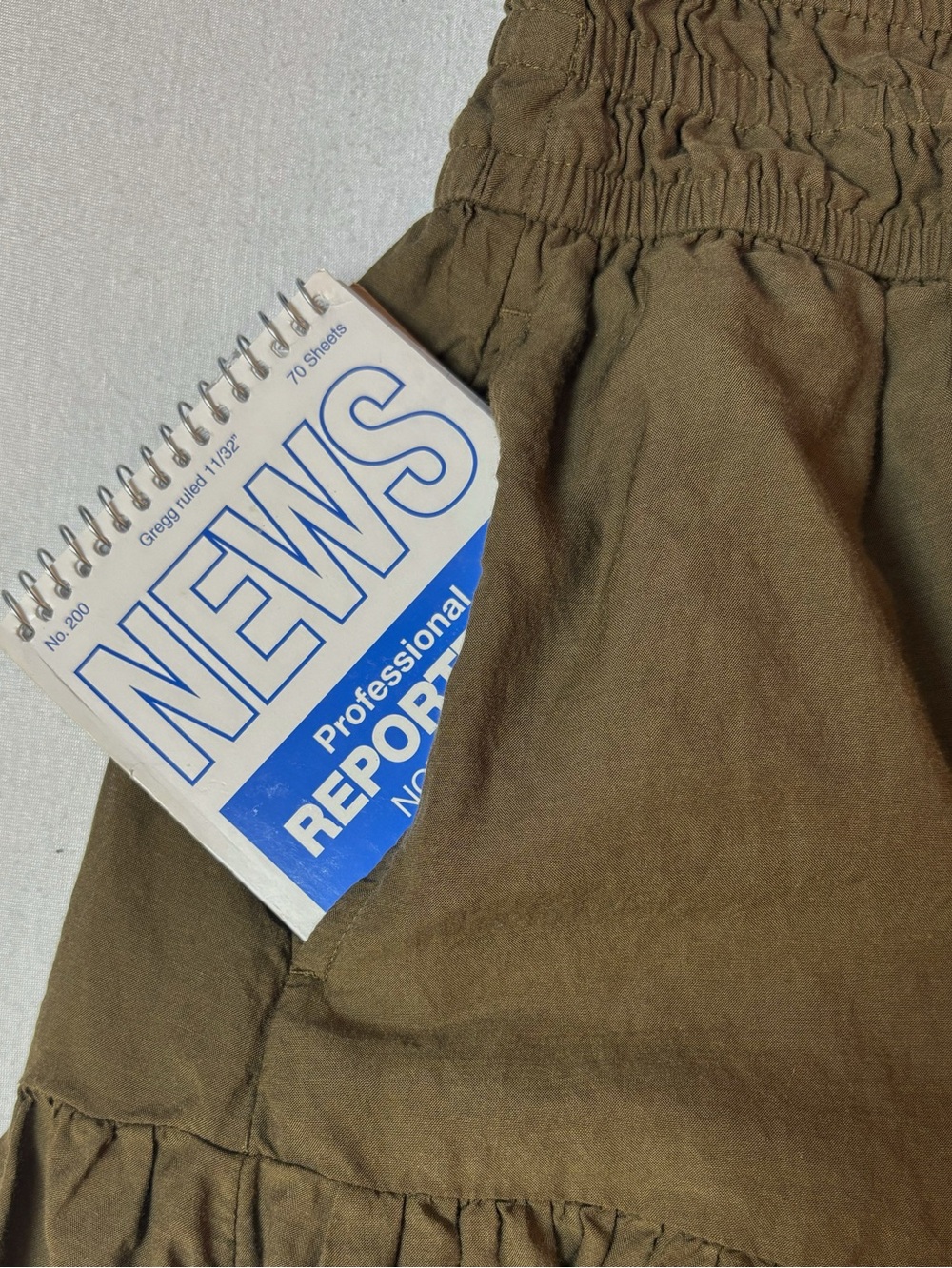 Treasure & Bond Olive Tiered Maxi Skirt - Size M - Excellent Condition - Picture 4 of 7